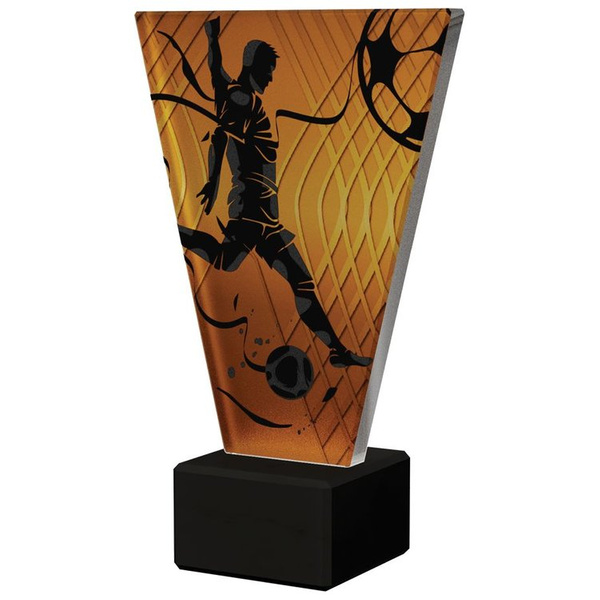 Trofeum szklane 20,5cm - PIŁKA NOŻNA - VL1-B/SOC1/BK