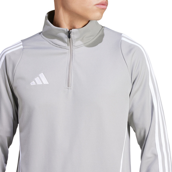 Bluza męska adidas Tiro 24 Training Top szaro-biała IS1041