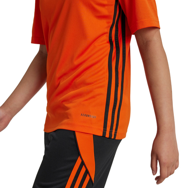 Koszulka dla dzieci adidas Tabela 23 Jersey pomarańczowo-czarna JJ1157