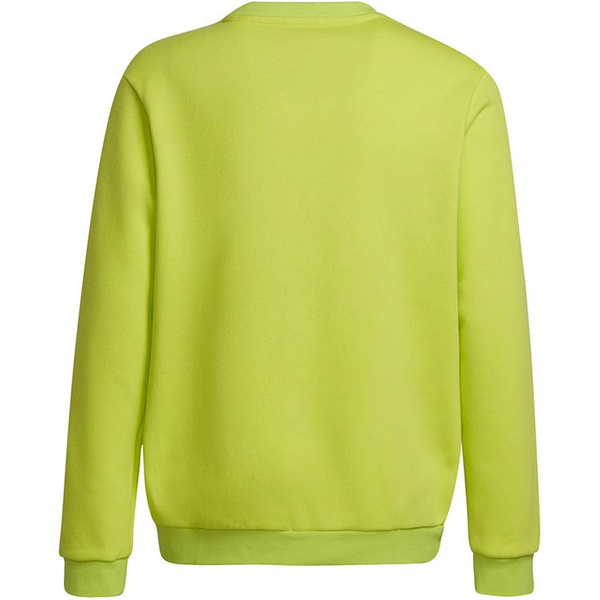 Bluza dla dzieci adidas Entrada 22 Sweat Top limonkowa HC5043