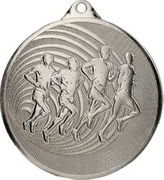 Medal 70mm srebrny - Bieganie - MMC3071