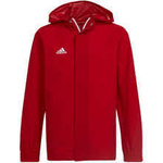 Kurtka dla dzieci adidas Entrada 22 All-Weather czerwona IK4013