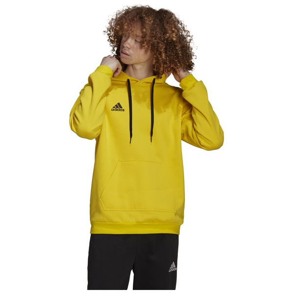 Bluza męska adidas ENTRADA z kapturem, żółta HI2140