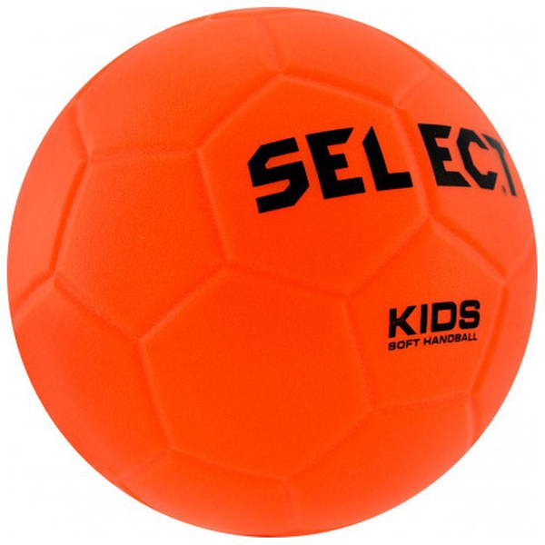 Piłka Ręczna Gumowa Select Soft Kids pomarańczowy