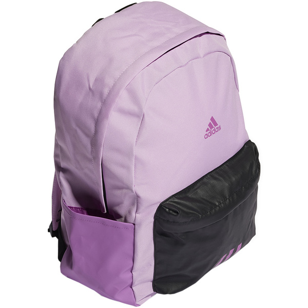 Plecak adidas szkolny, sportowy Classic Badge of Sport 3-Stripes Backpack fioletowy HM9147