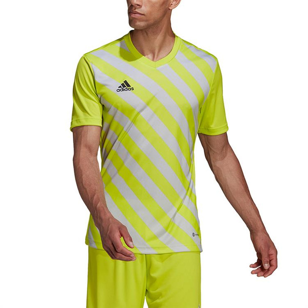 Koszulka męska adidas Entrada 22 Graphic Jersey żółto-szara HF0118