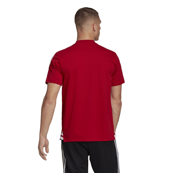 Koszulka męska adidas Condivo 22 Polo czerwona H44107