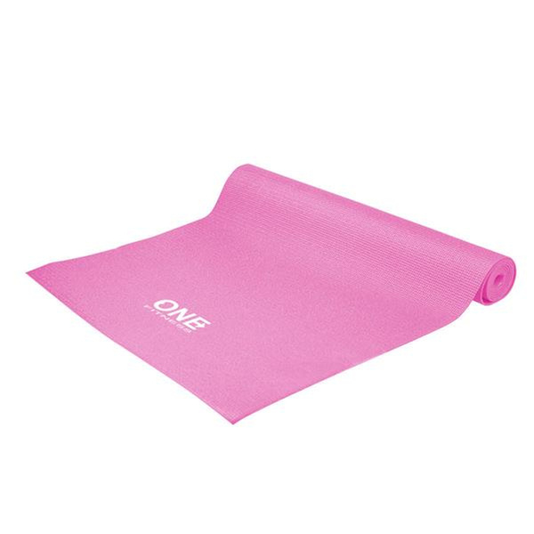 Mata fitness yoga One różowa 173,5x61x0,3 cm