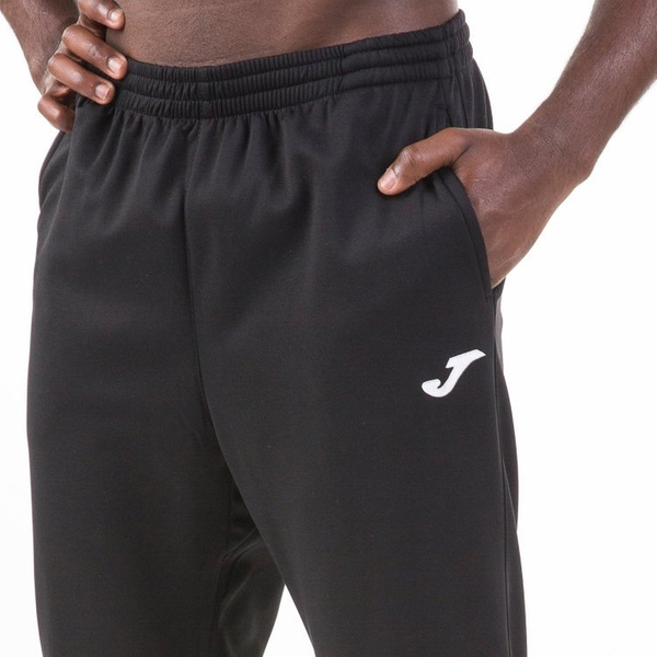 Spodnie sportowe dresowe Joma Long Pants czarne poliestrowe