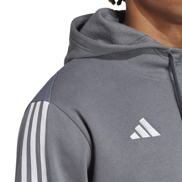 Bluza męska adidas Tiro 23 League Sweat Hoodie szara HZ3021