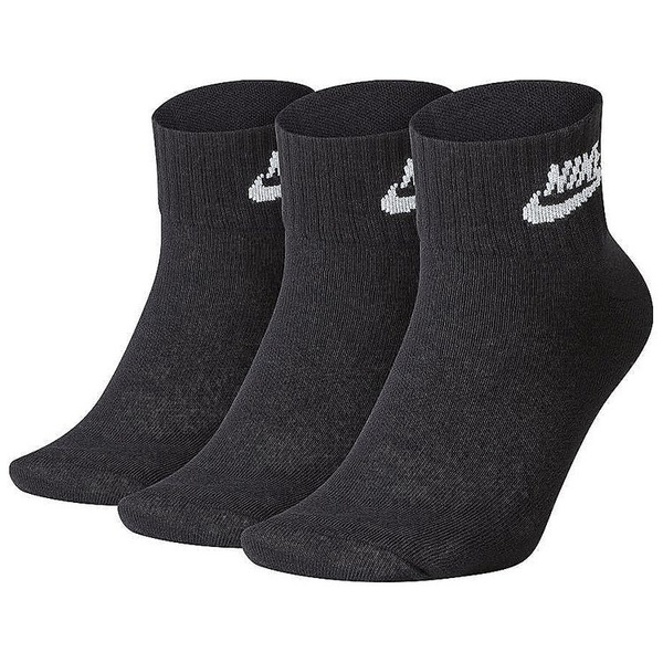 Skarpety męskie damskie Nike Evry Essential 3szt. czarne