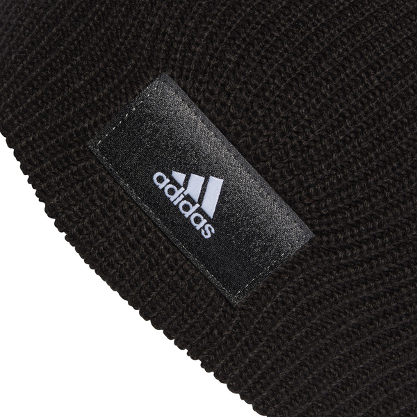 Czapka zimowa adidas beanie Badge of Sport logo czarna