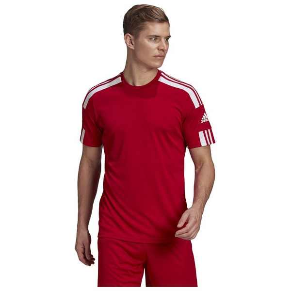 Koszulka męska adidas Squadra 21 Jersey czerwona piłkarska, sportowa