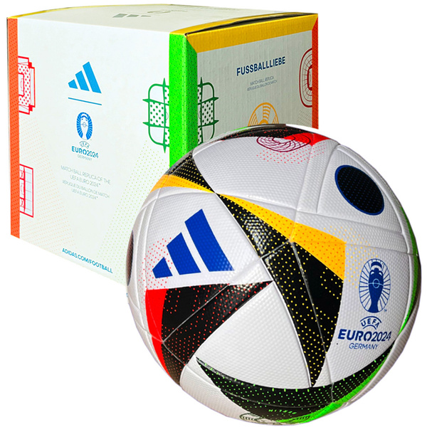 Piłka nożna adidas EURO24 FUSSBALLIEBE LEAGUE IN9369 box