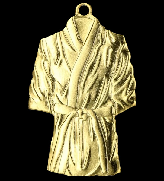 Medal złoty judo/kimono 65x45mm MMC37050