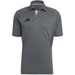 Koszulka męska adidas Tiro 23 Competition Polo szara HU1344