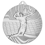 Medal metalowy srebrny SIATKÓWKA MMC41050/S