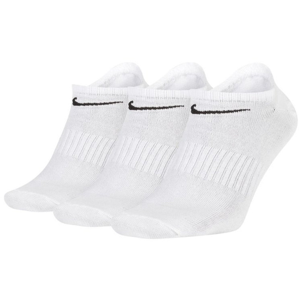 Skarpety 3-pak stopki męskie damskie Nike Everyday Lightweight No-Show czarne treningowe