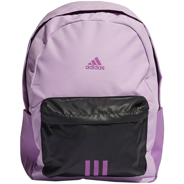 Plecak adidas szkolny, sportowy Classic Badge of Sport 3-Stripes Backpack fioletowy HM9147