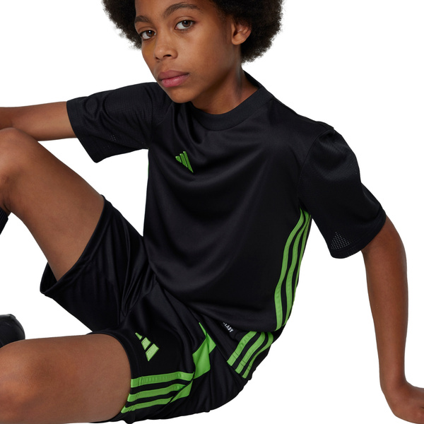 Koszulka dla dzieci adidas Tabela 23 Jersey czarno-limonkowa JJ1155