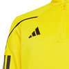 Bluza dla dzieci adidas Tiro 23 League Training Top żółto-czarna IC7880