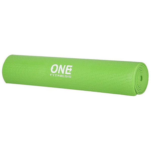 Mata do ćwiczeń fitness, jogi HMS ONE YM02 173x61cm zielona