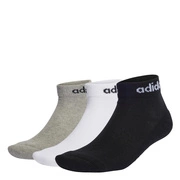 Skarpety adidas meskie, damskie unisex 3pak Linear Ankle Socks Cushioned Socks IC1304