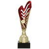 Puchar plastikowy złoto czerwony H-33cm 9262B