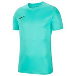 Koszulka męska Nike Dri-FIT Park VII turkusowa sportowa, piłkarska Slim-Fit