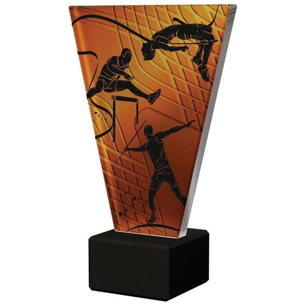 Trofeum szklane 20,5cm - LEKKOATLETYKA - VL1-B/ATH/BK