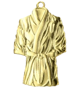 Medal złoty judo/kimono 65x45mm MMC37050