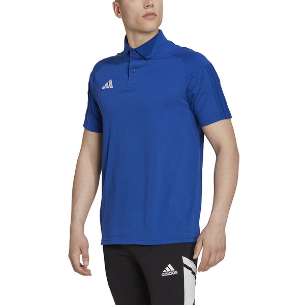 Koszulka męska adidas Tiro 23 Competition Polo niebieska HU1342