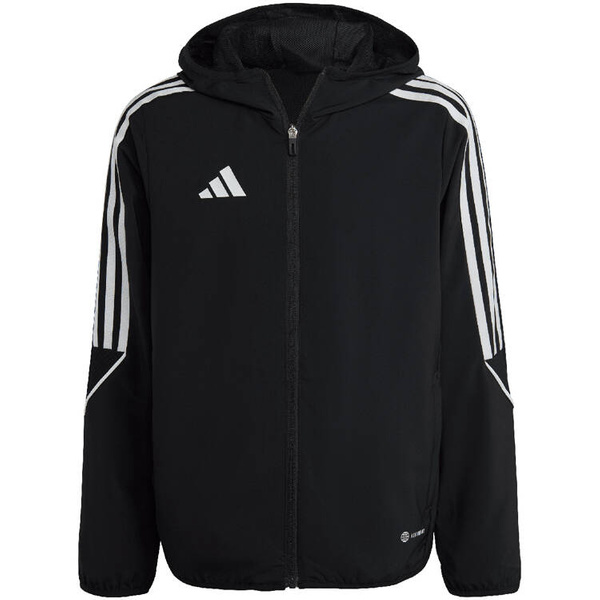 Kurtka dla dzieci adidas Tiro 23 League Windbreaker czarna IA1623