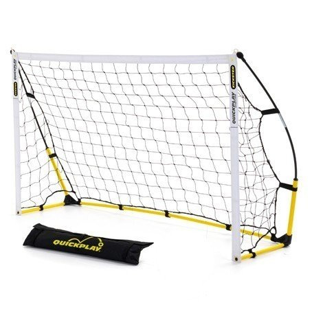 Bramka QUICKPLAY Kickster  czarno biała  180 x 120 cm składana przenośna