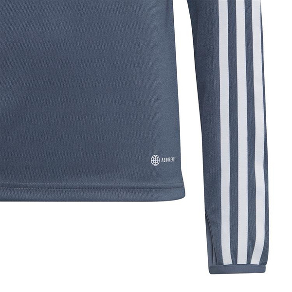 Bluza dla dzieci adidas Tiro 23 League Training Top szaro-biała HS3491