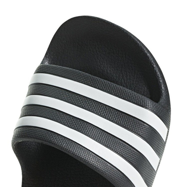 Klapki dziecięce adidas Adilette Aqua czarno-białe pianka EVA