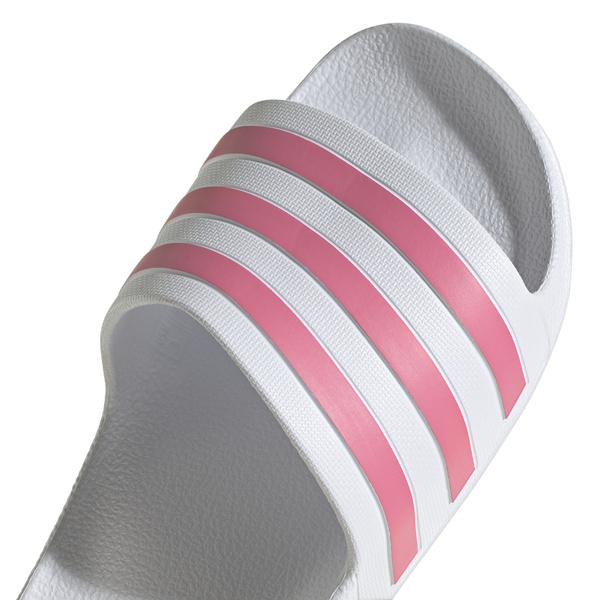  Klapki adidas Adilette Aqua Slides biało-różowe