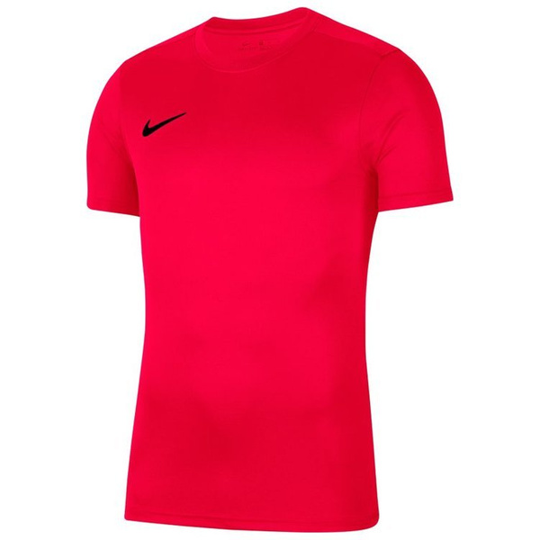 Koszulka dziecięca Nike Dri-FIT Park VII jasno czerwona sportowa, piłkarska