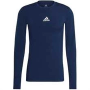 Koszulka męska adidas Compression Long Sleeve Tee granatowa GU7338