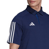 Koszulka męska adidas Tiro 23 Competition Polo granatowa HK8052