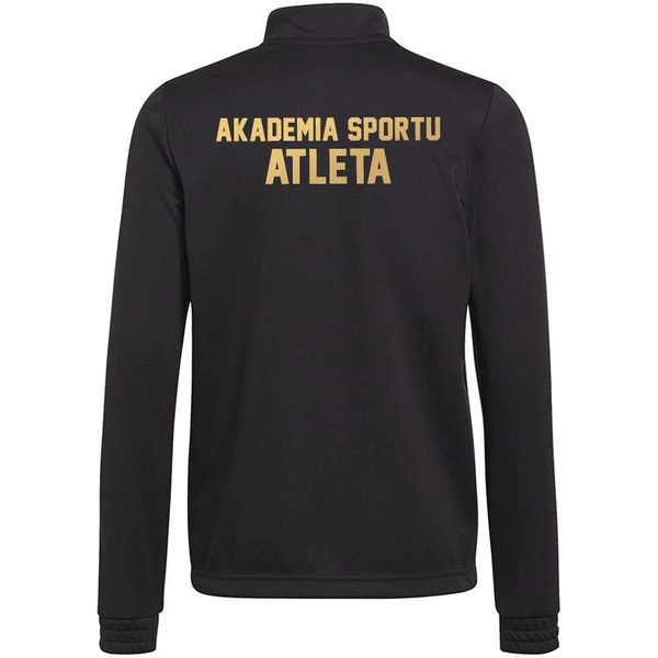 Bluza dla dzieci adidas Entrada 22 Training Top czarna z nadrukiem ATLETA H57547