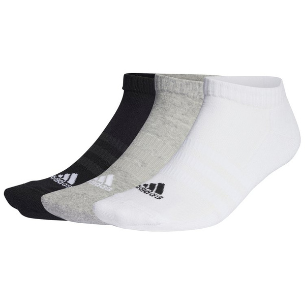 Skarpety damskie, męskie adidas Cushioned Low-Cut 3pak czarne