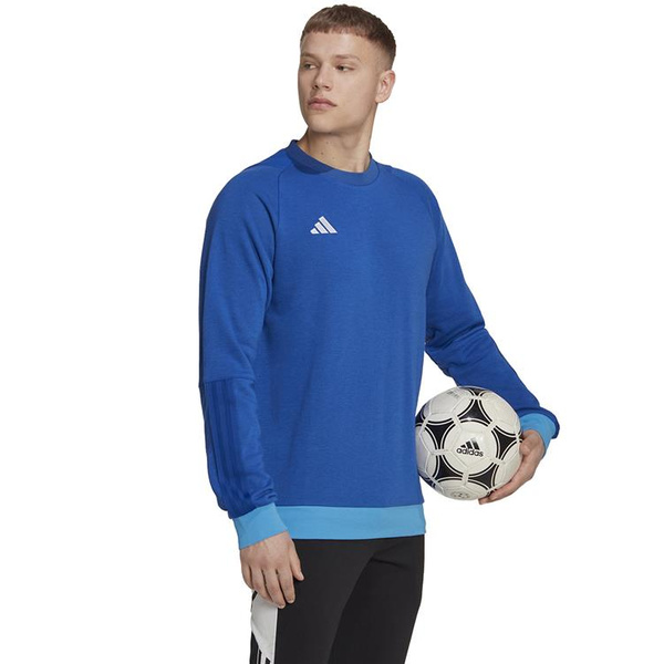 Bluza męska adidas Tiro 23 Competition Crew niebieska HU1325