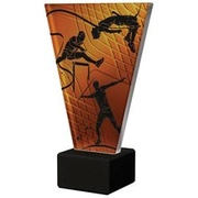 Trofeum szklane 22,5cm - LEKKOATLETYKA - VL1-A/ATH/BK