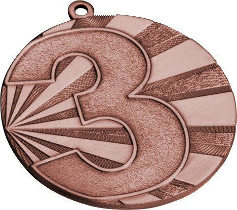 Medal numerowany brązowy 70mm MMC7071