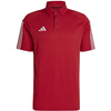 Koszulka męska adidas Tiro 23 Competition Polo czerwona HI3049