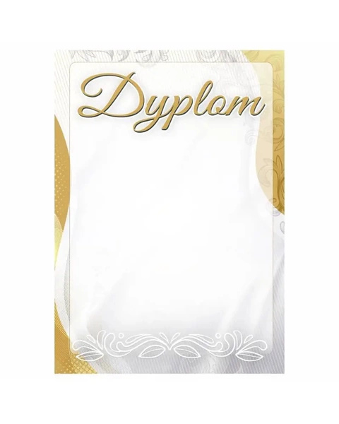 Dyplom papierowy D187