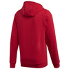 Bluza męska adidas Core 18 Hoody rozpinana czerwona z kapturem