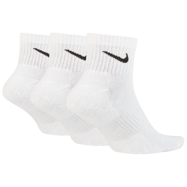 Skarpety 3pak unisex Nike Everyday Cushion Ankle za kostkę białe