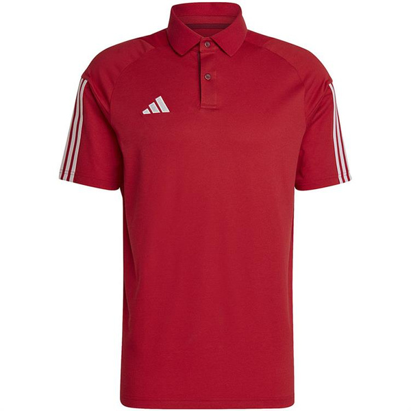 Koszulka męska adidas Tiro 23 Competition Polo czerwona HI3049